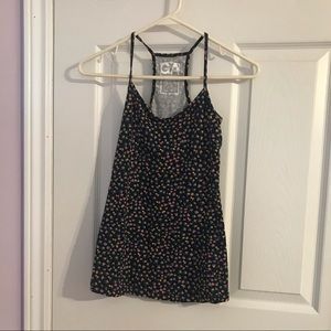 XS Garage floral tank